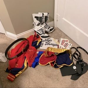 SUICIDE SQUAD HARLEY QUINN OUTFIT ♠️♥️♦️♣️